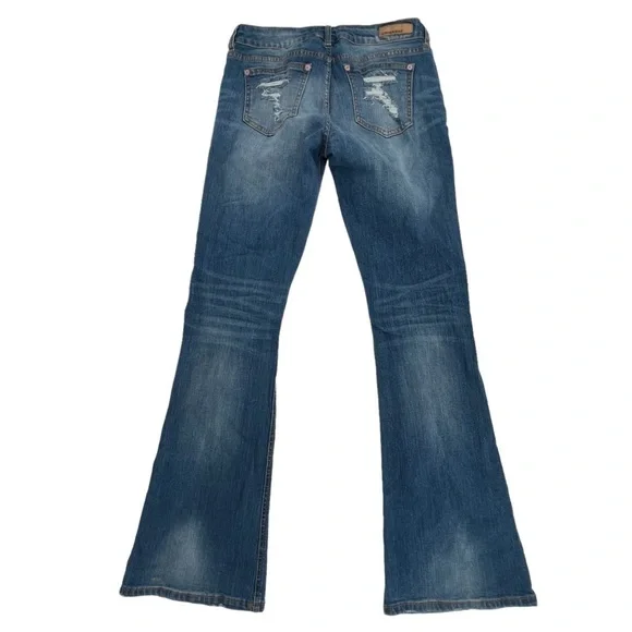 UNIONBAY Flare Distressed Denim Jeans Size 9 Women’s - Picture 3 of 7